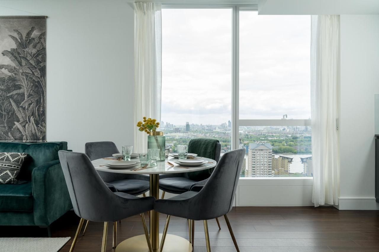 Luxurious Spacious 2Bed Suites Skyline River Views By Canary Wharf Londra Exterior foto