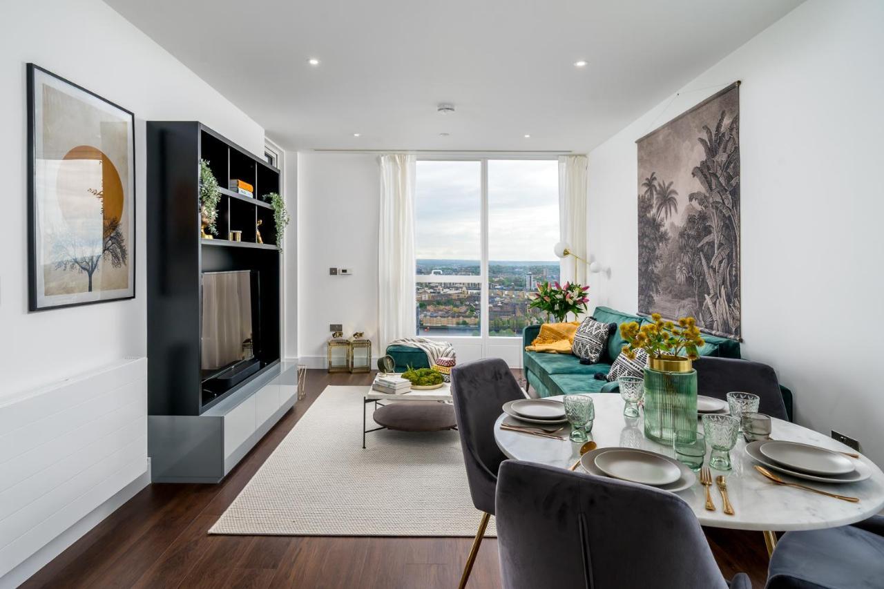 Luxurious Spacious 2Bed Suites Skyline River Views By Canary Wharf Londra Exterior foto