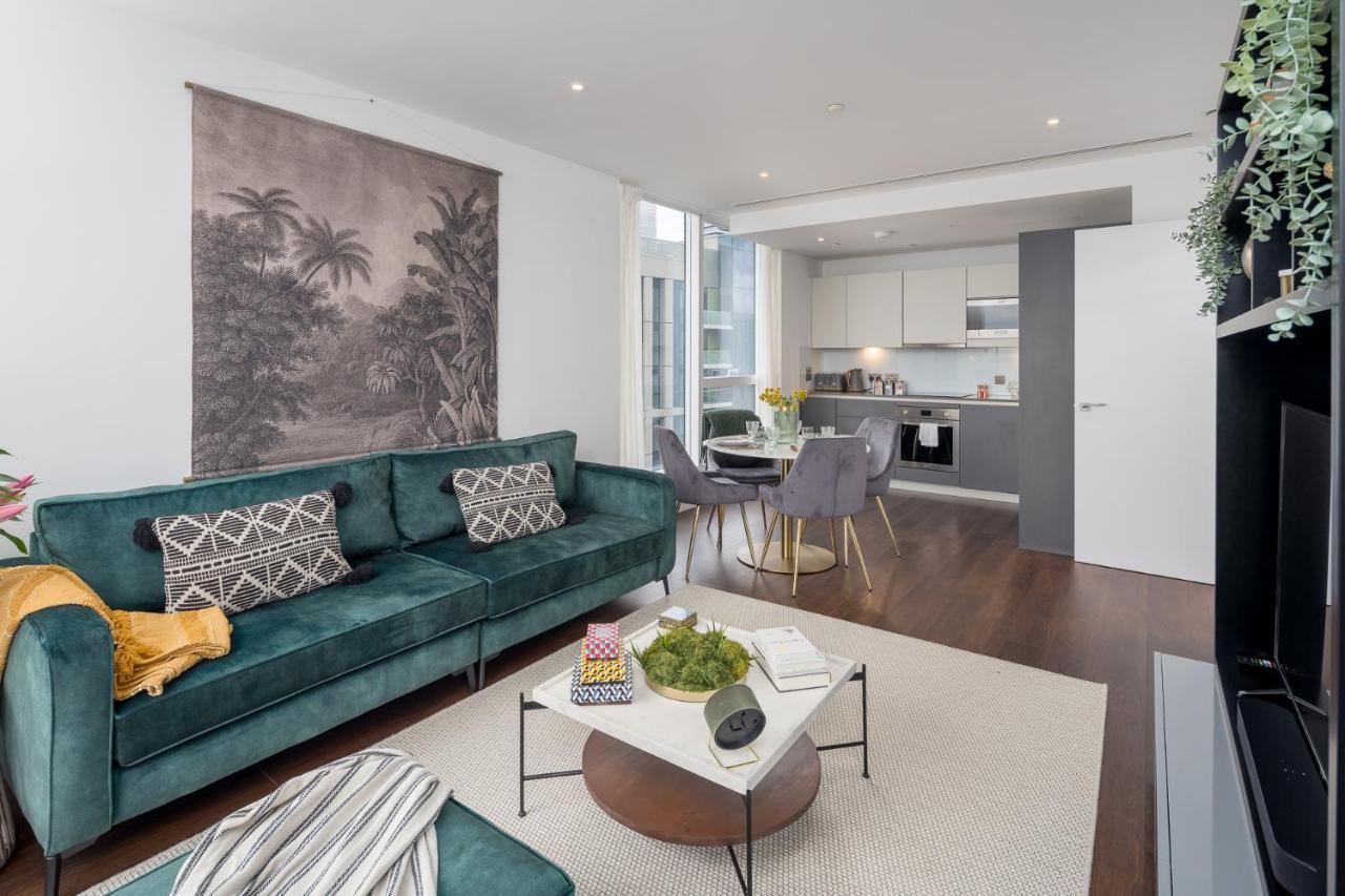Luxurious Spacious 2Bed Suites Skyline River Views By Canary Wharf Londra Exterior foto