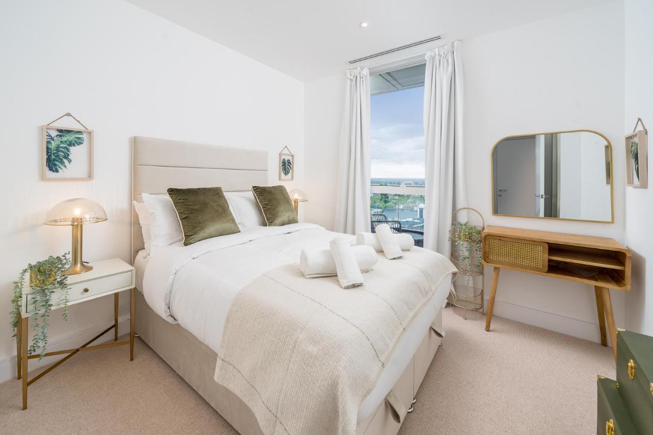 Luxurious Spacious 2Bed Suites Skyline River Views By Canary Wharf Londra Exterior foto