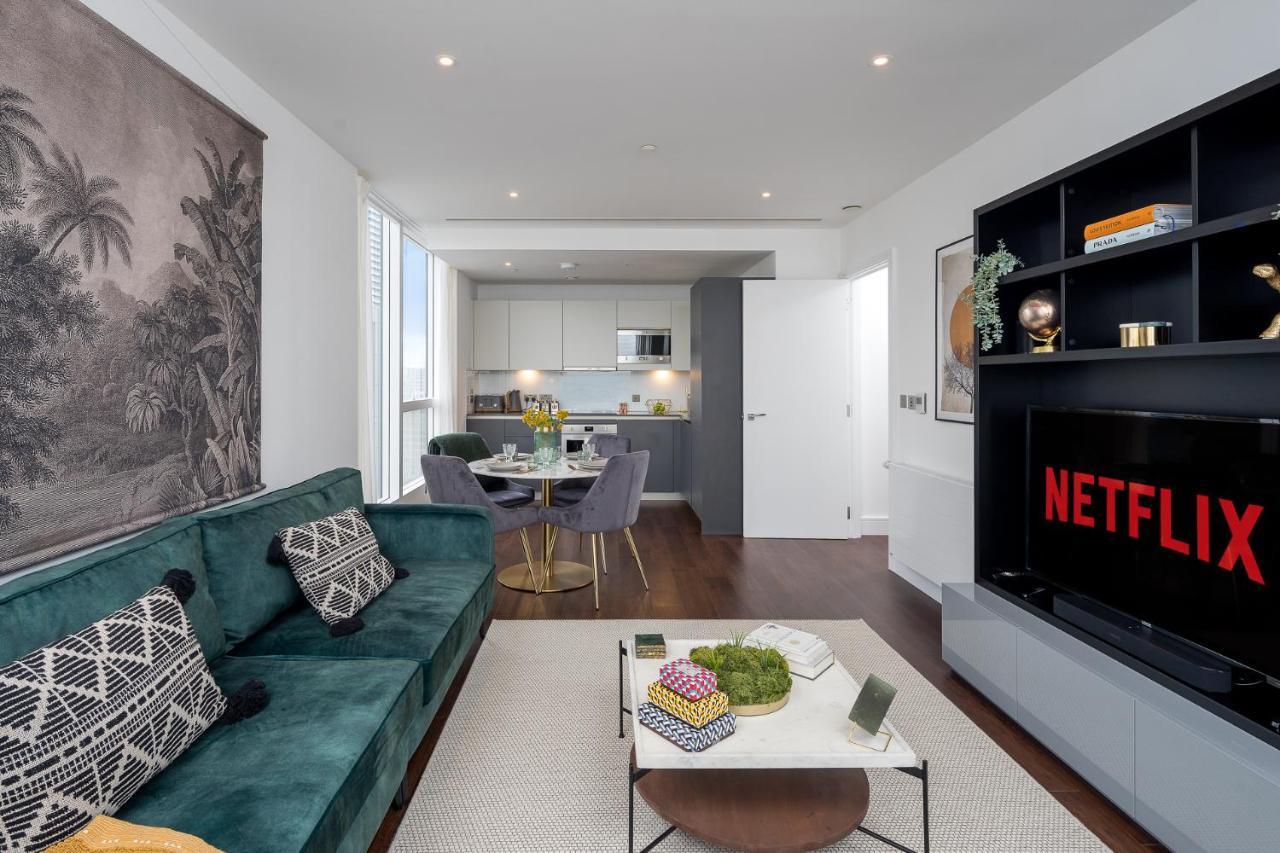 Luxurious Spacious 2Bed Suites Skyline River Views By Canary Wharf Londra Exterior foto