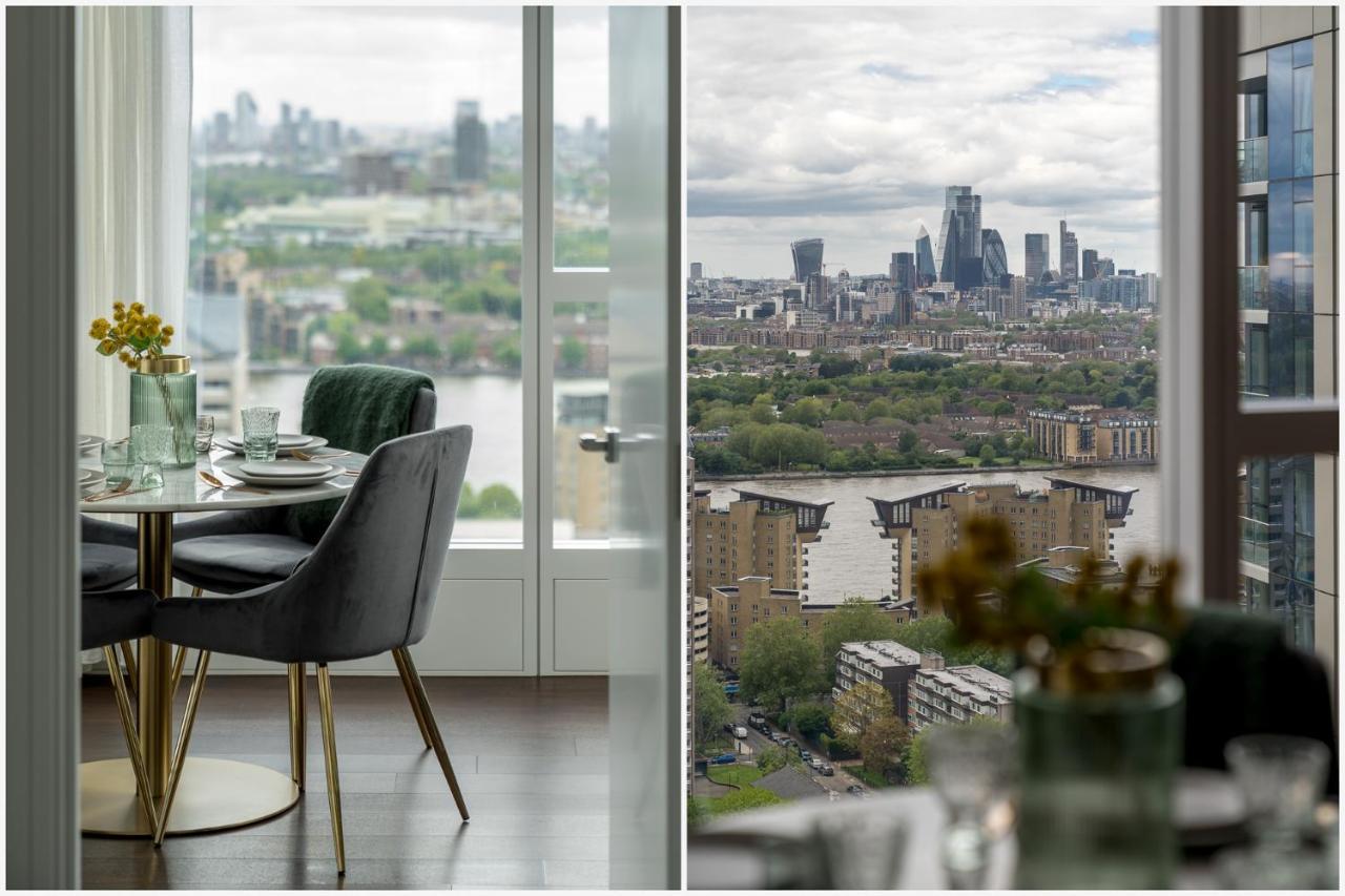 Luxurious Spacious 2Bed Suites Skyline River Views By Canary Wharf Londra Exterior foto